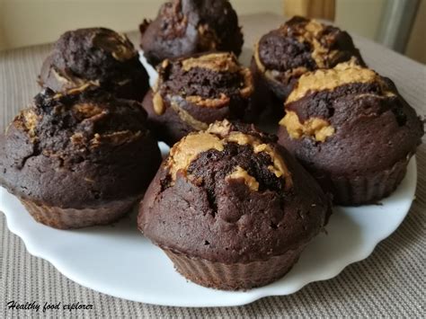 Healthy Food Explorer Fit Muffinki Czekoladowe Z Mas Em Orzechowym