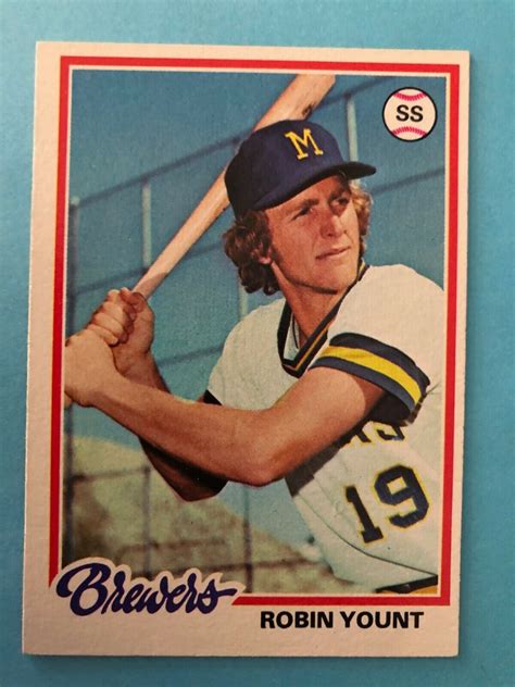 Robin Yount Card Printable Cards