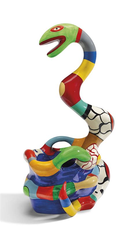 Niki De Saint Phalle Serpent Vase 1986 Mutualart