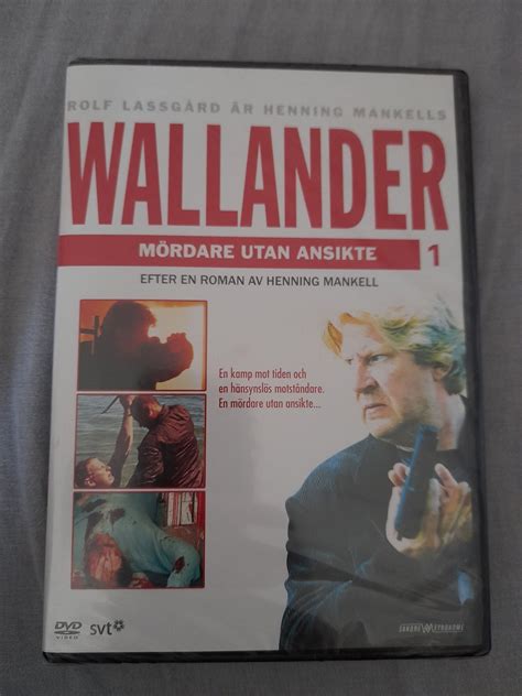 Wallander Mördare utan ansikte Oöppnad DVD Köp på Tradera