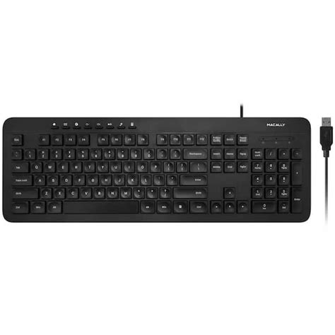 Macally USB Wired Keyboard for PC, Desktop Computer, Laptop, Notebook, ChromeBook , Surface ...