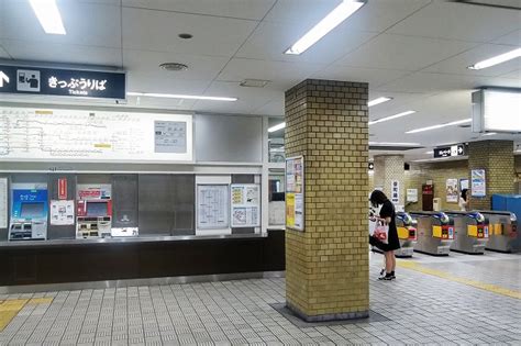 谷町四丁目駅の構内図・わかりやすい駅情報【谷町四丁目駅ガイド】 関西の駅ガイド