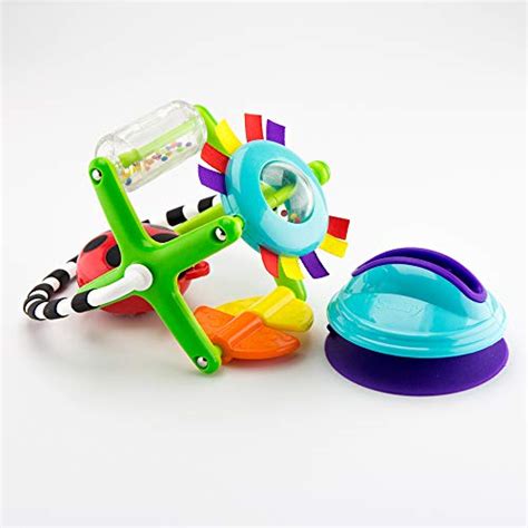 Sassy Sensation Station 2 In 1 Suction Cup High Chair Toy Developmental Tray Toy For Early