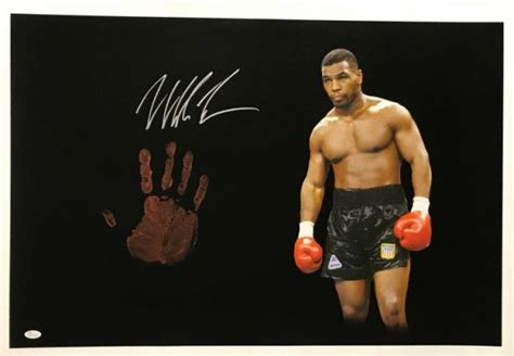 Mike Tyson Autographed Memorabilia Signed Photo Jersey Collectibles