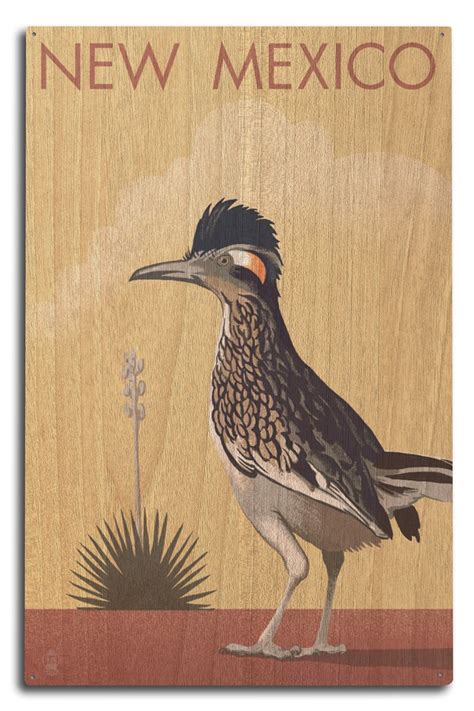 New Mexico Roadrunner Lithograph 6 Sizes Art Prints Etsy