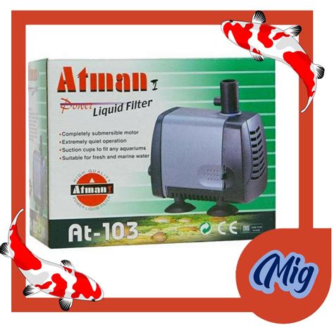 Jual Pompa Celup Water Pump Atman At Aquarium Hidroponik Shopee