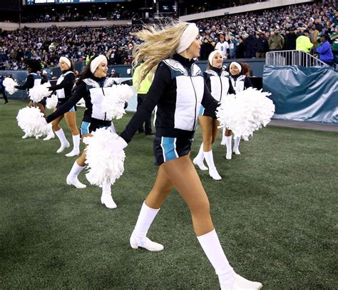 Eagles Cheerleaders Celebrate Pro Bowl Selection And Victory Over