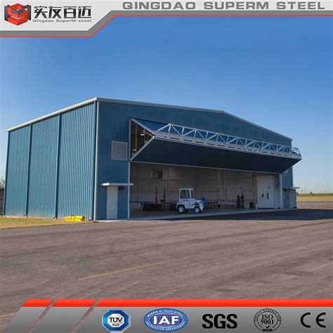 Prefab Steel Structure Building Materials Metal Frame Hangar With