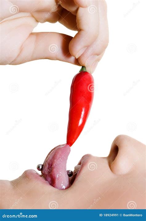 Hot Chili Girl Stock Image Image Of Pepper Vegetable 18924991
