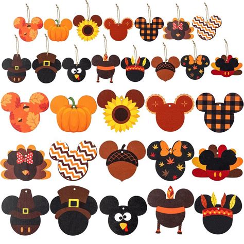 Andi Cppss 46PCS LGBT Gay Pride Mouse Wooden Ornaments Rainbow Mouse Hanging Ornament