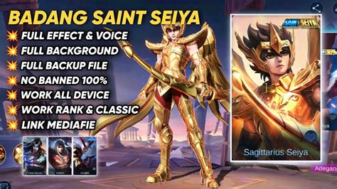 Script Skin Badang Sagitarius Seiya Full Effect Voice No Password