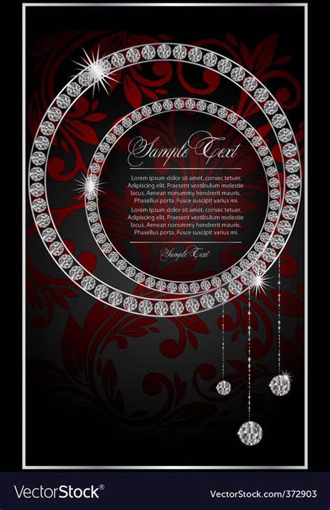 Diamond background Royalty Free Vector Image - VectorStock