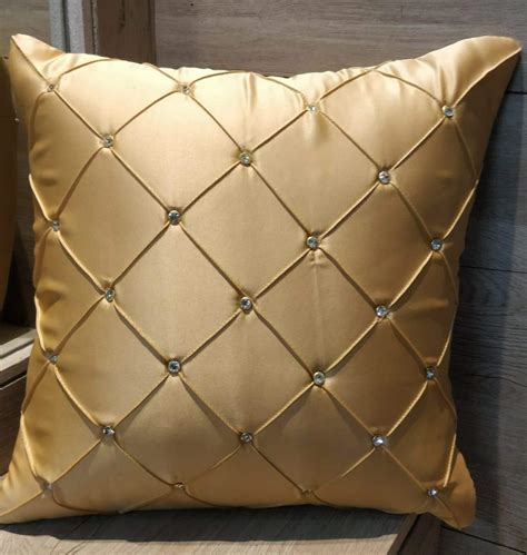 Buy Femfairy Luxurious Decorative Throw Crystal Stone Pintex Cushion