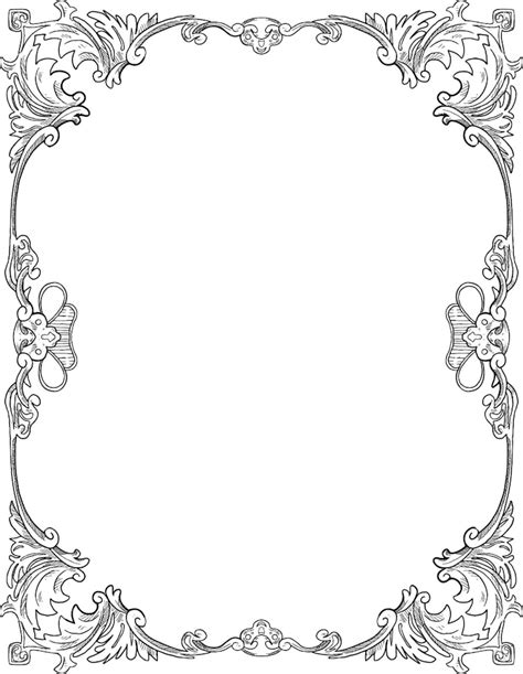 Premium Vector Royal Pattern Border And Frame Illustration