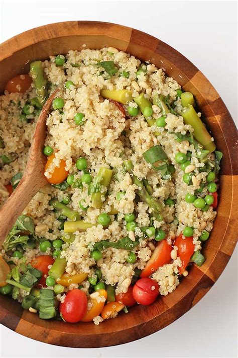 Vegan Quinoa Salad w/ Asparagus | My Darling Vegan