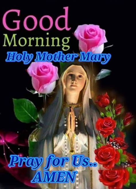 Mother Mary Blessings Good Morning Blessings