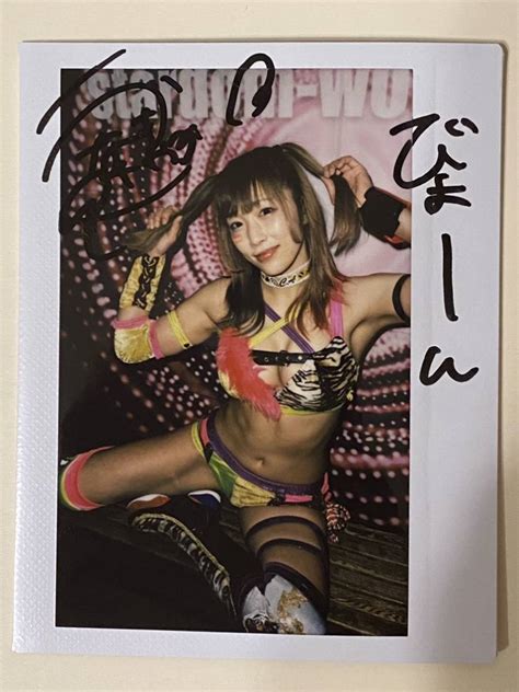 女子プロレス スターダム ウナギ サヤカ F直筆サイン入り ワイドチェキ Stardomサイン｜売買されたオークション情報、yahooの