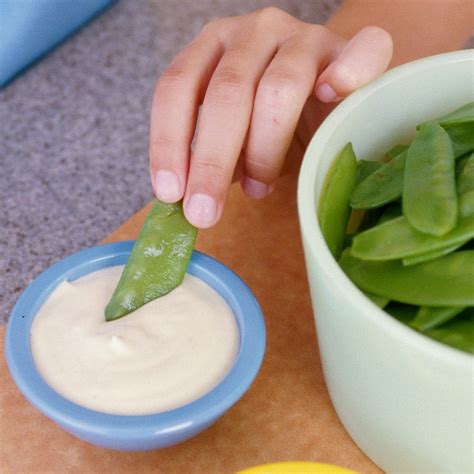 Pea Pods With Dipping Sauces Recipe Eatingwell