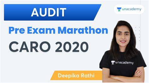 Pre Exam Marathon Caro Audit Deepika Rathi Ca Intermediate