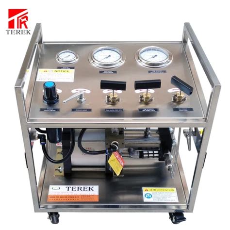 Terek Air Driven Helium Hydrogen Oxygen Nitrogen Natural Gas Recovery Booster Pump Unit