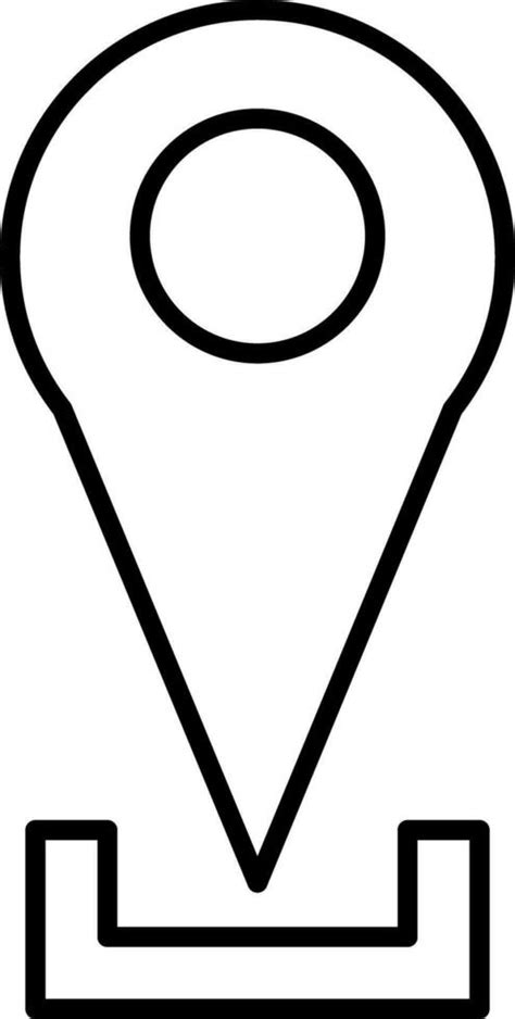 Location Pin Line Icon 36736980 Vector Art At Vecteezy