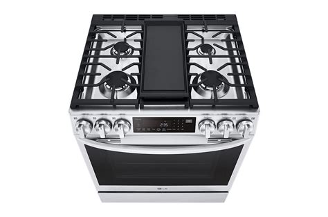 Lg 63 Cu Ft Smart Wi Fi Enabled Probake Convection® Instaview® Gas Slide In Range With Air Fry