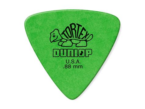 Jim Dunlop P Tortex Triangle Guitar Pick Mm Green Pack