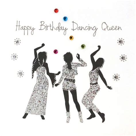 Carte Peinte Jaab Happy Birthday Dancing Queen Hervorragend Ch