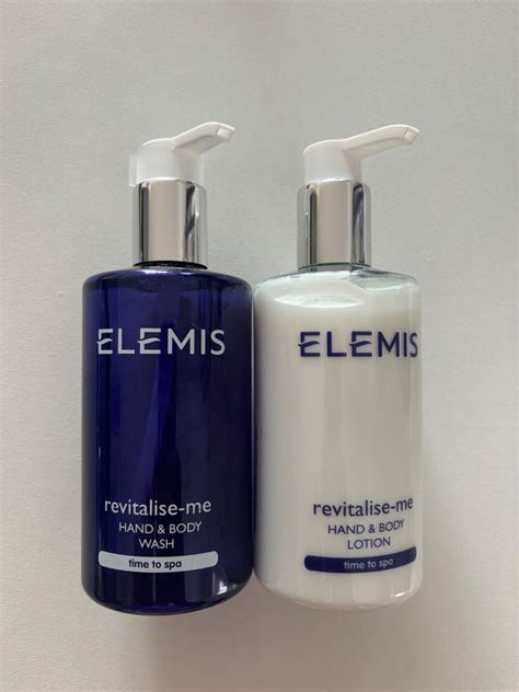 Elemis Revitalise Me Body Wash & Body Lotion 300ml bottles | eBay