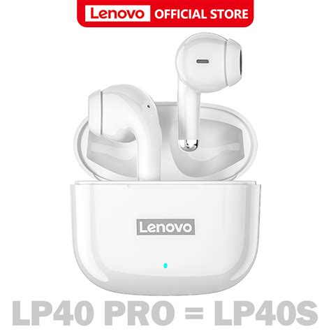 Lenovo Lp40 Pro 2021 New Version Lp40 Ipx5 True Wireless Earphone Bluetooth 51 Earbuds Low