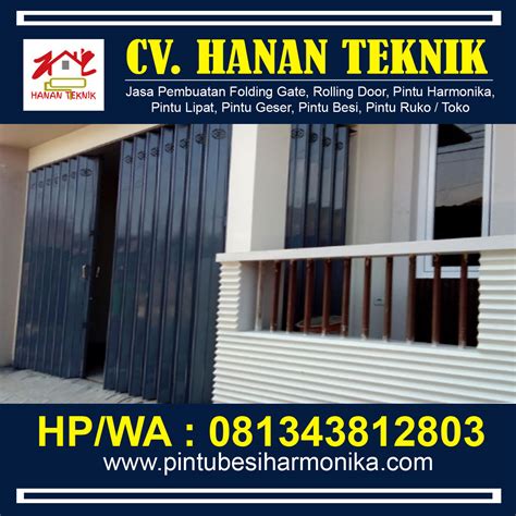 Pintu Geser Wa Harga Pintu Besi Harmonika Folding Gate