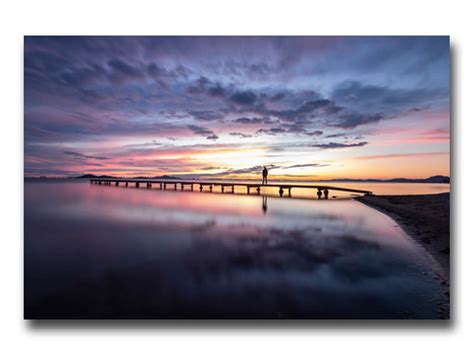 Cuadro Decorativo Atardecer En El Muelle Innova Hogar Del Sur