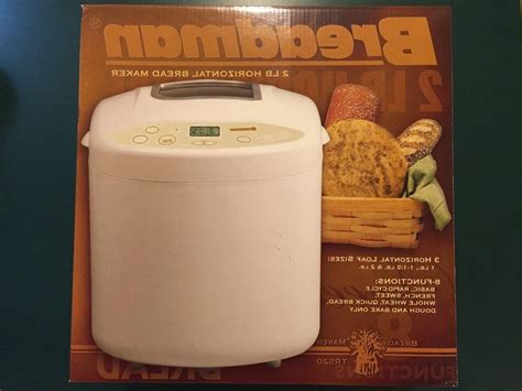 Breadman Tr520 Bread Maker 2 Lb Capacity