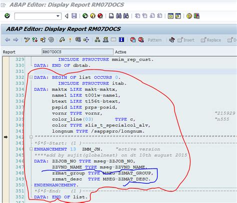 Sap Abap Consultant Career Adding Custom Field In Mb51 Material