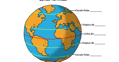 Identifique No Mapa O Principal Paralelo E Meridiano