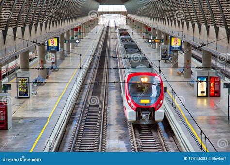 Seville Main Train Station, Santa Justa, A Busy Intercity Connection ...