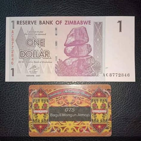 Jual Uang Kertas Dollar Zimbabwe Unc Shopee Indonesia