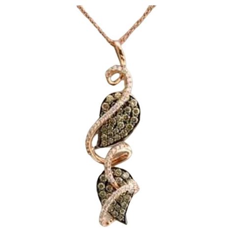 Grand Sample Sale Pendant Featuring Cts Chocolate Diamonds