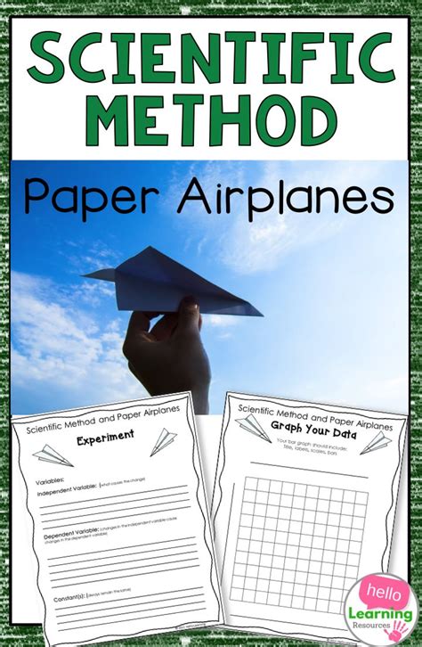 Scientific Method Activity - Paper Airplane Science Experiment Hands on ...