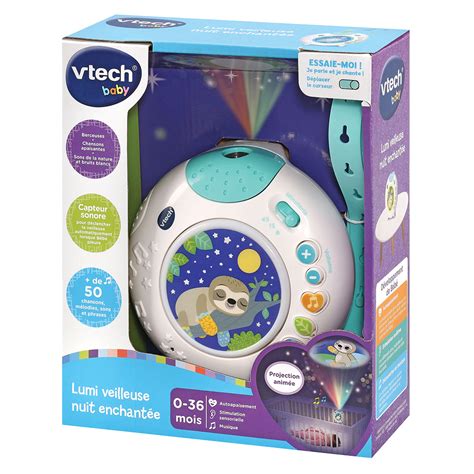 VTech Baby Veilleuse bébé Lumi veilleuse nuit enchantée bleue