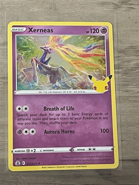 Pokemon TCG Celebrations Xerneas Holo 12 NM EBay