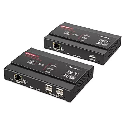 Extensor Mirabox K Uhd Kvm Usb Hdmi Sobre Ip Cat E Cat Pu Cuotas