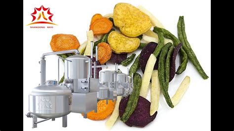 Vacuum Fried Vegetable And Fruit Chips Fryer Youtube