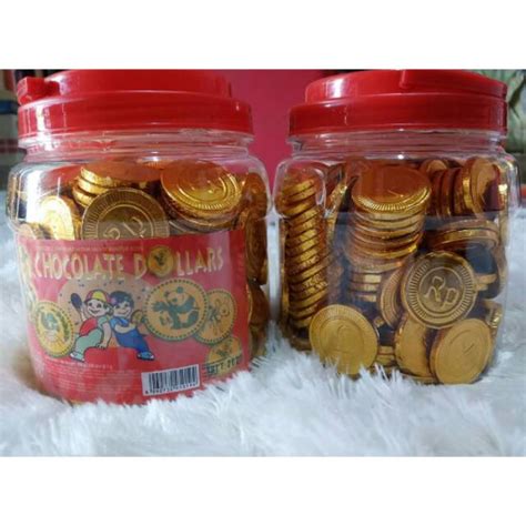 Jual Coklat Coins Coin Koin Dollars Pusan Pcs Gr Manis Legit