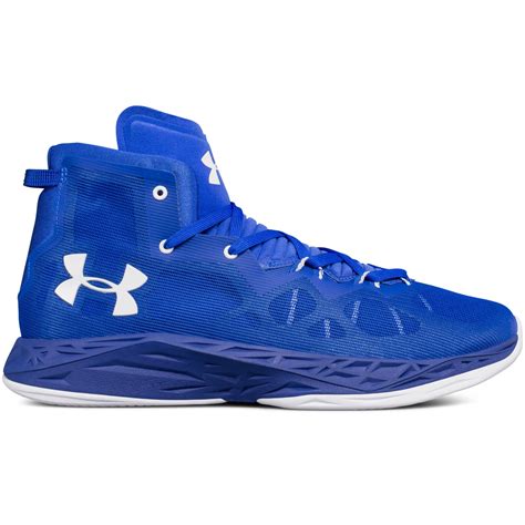 Under Armour Mens Ua Lightning 4 Basketball Shoes In Blue For Men Lyst