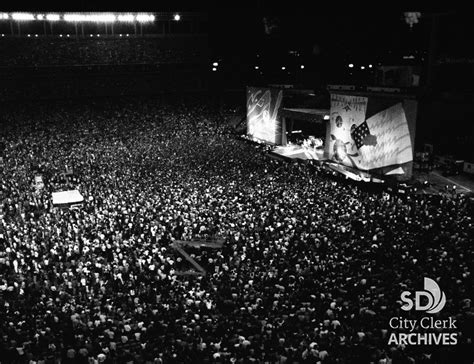 1981 Rolling Stones Concert In Jack Murphy Stadium City Of San Diego