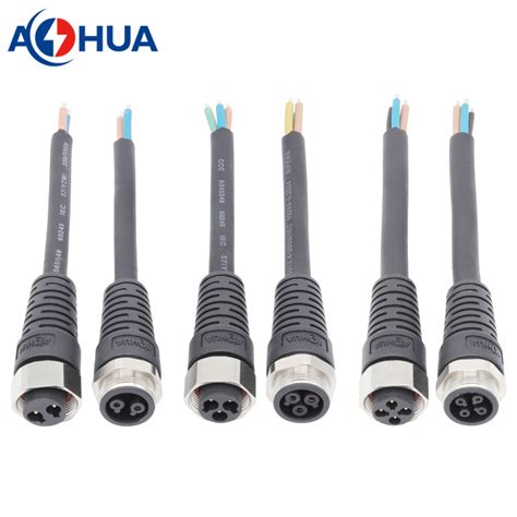 Ahua M Waterproof Male Female Pin Electrical Metal Connectors