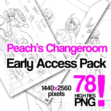 Peach S Change Room Early Adopter Pack By Dmitrys Hentai Foundry