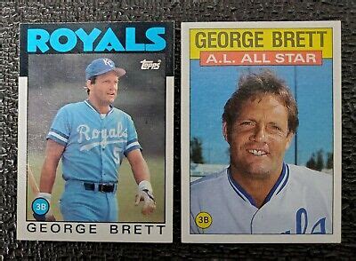 Topps George Brett Allstar Ebay