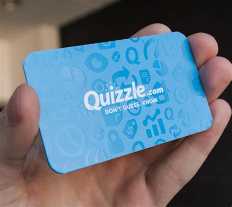 Quizzle Business Cards Behance